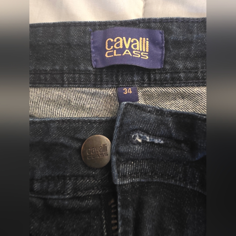 Cavalli Class Indigo Denim Jeans